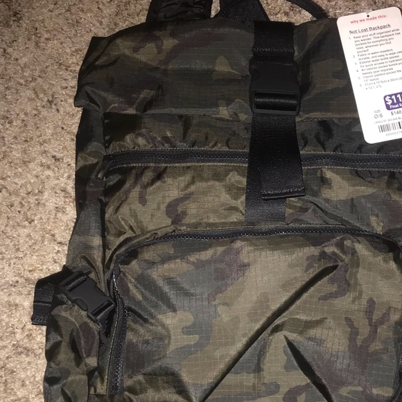 lululemon camo backpack